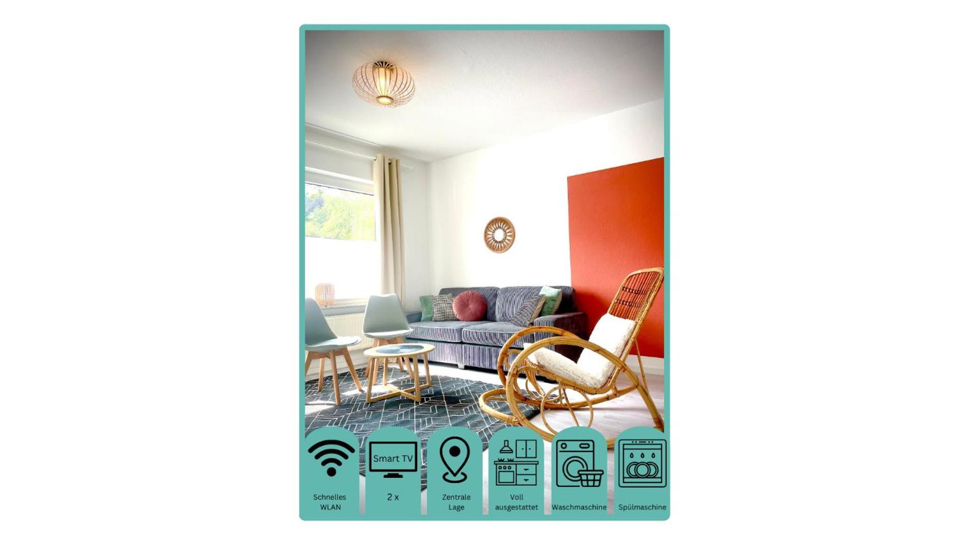 Wlan,Smart Tv,4 Betten, Zentral Emden Kültér fotó